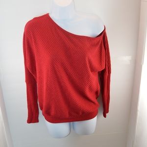 Off the Shoulder Slouch Cozy Shirt
